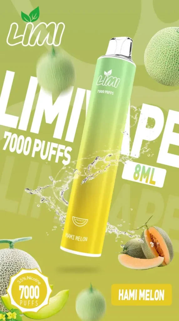 limi7000口_拋棄式電子煙_哈密瓜風味